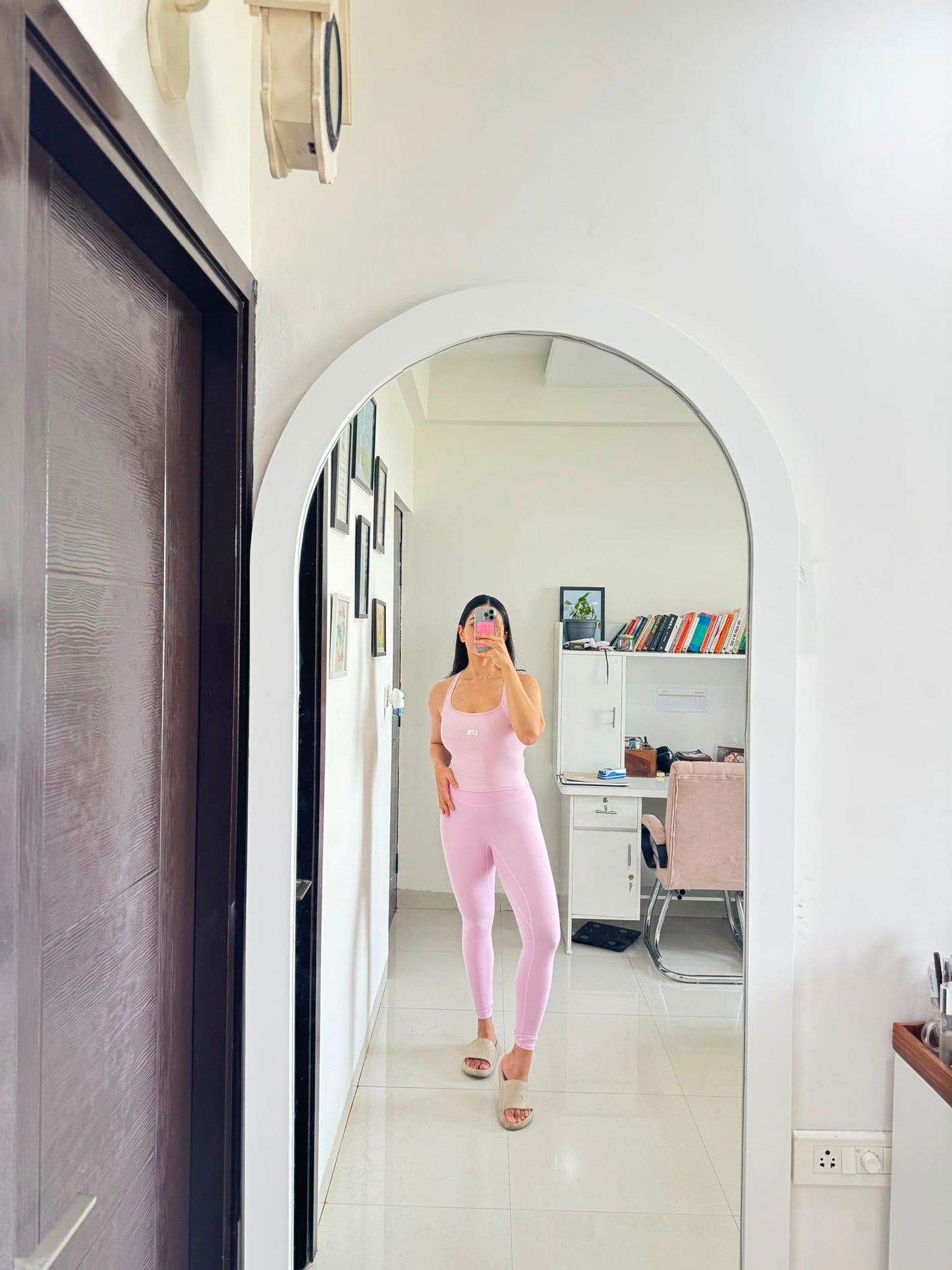 Pink Feather Top
